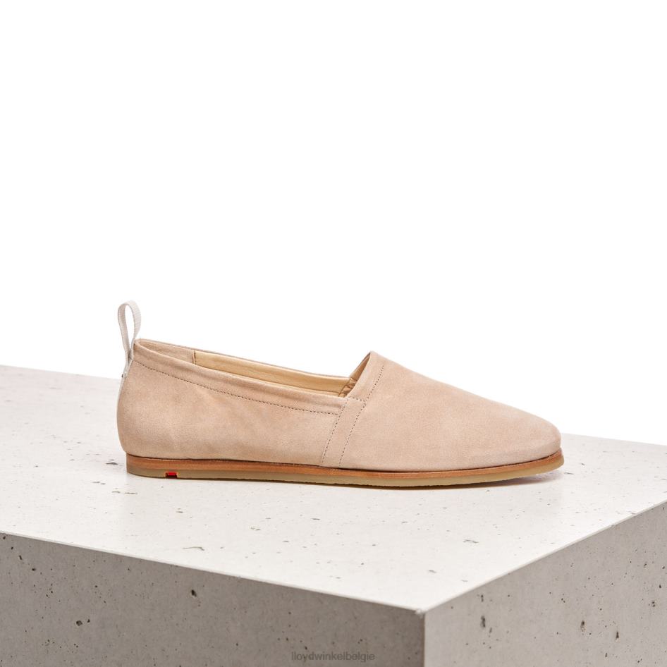 leren slip-on pantoffel vrouwen LLOYD beige schoenen ZJ6BL1129