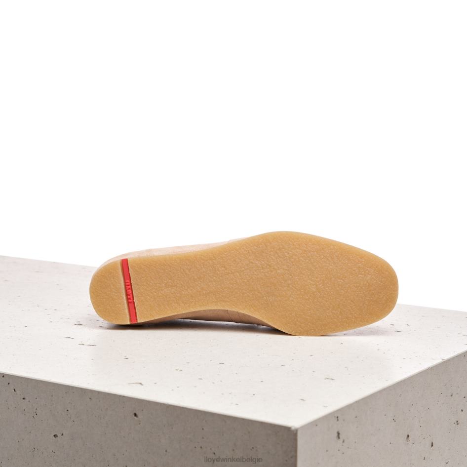 leren slip-on pantoffel vrouwen LLOYD beige schoenen ZJ6BL1129
