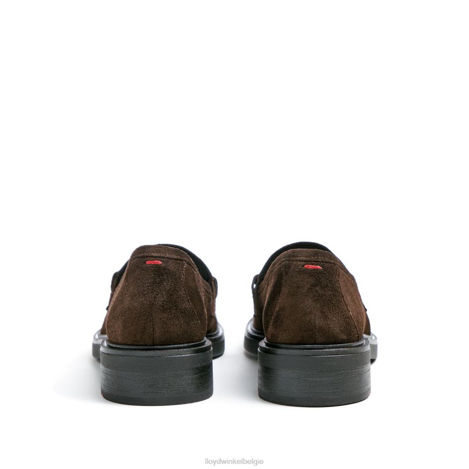 leren slip-on pantoffel vrouwen LLOYD bruin schoenen ZJ6BL1110