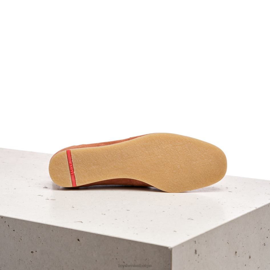 leren slip-on pantoffel vrouwen LLOYD bruin schoenen ZJ6BL1123