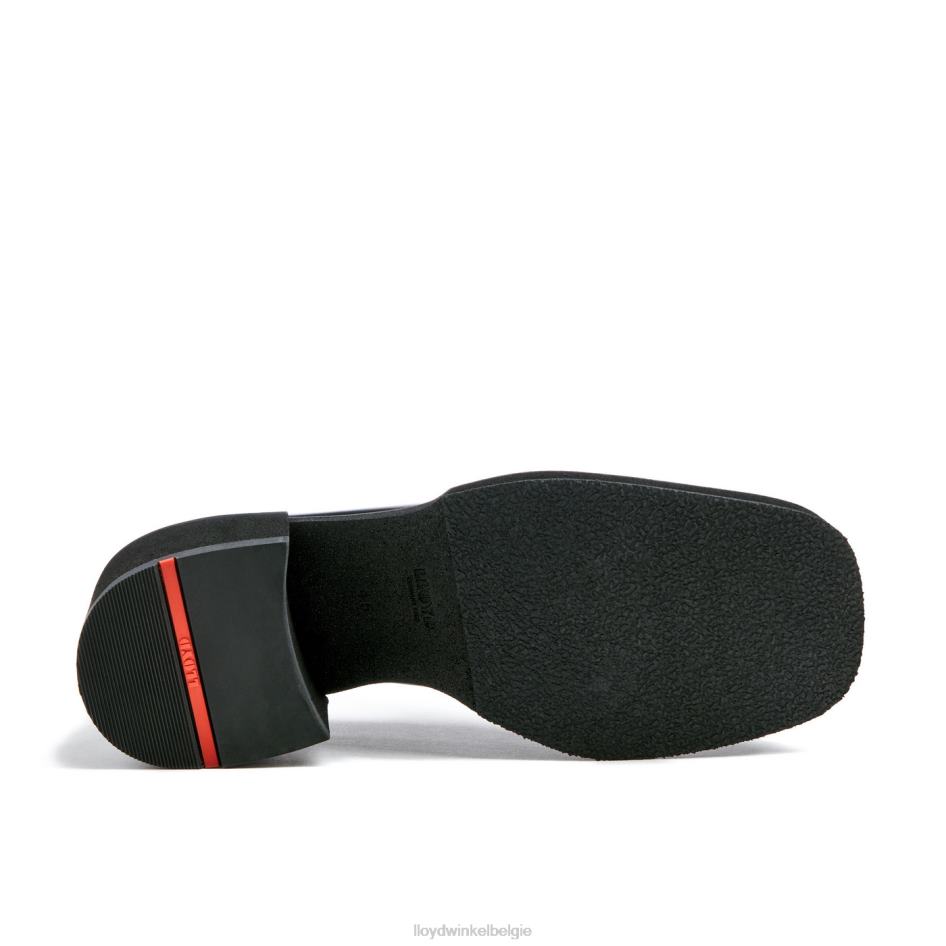 leren slip-on pantoffel vrouwen LLOYD zwart schoenen ZJ6BL1113