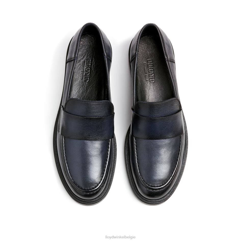 leren slipper vrouwen LLOYD blauw schoenen ZJ6BL1108
