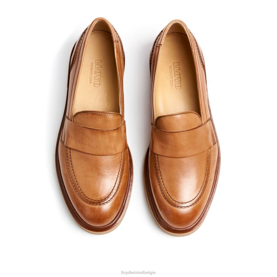 leren slipper vrouwen LLOYD bruin schoenen ZJ6BL1115