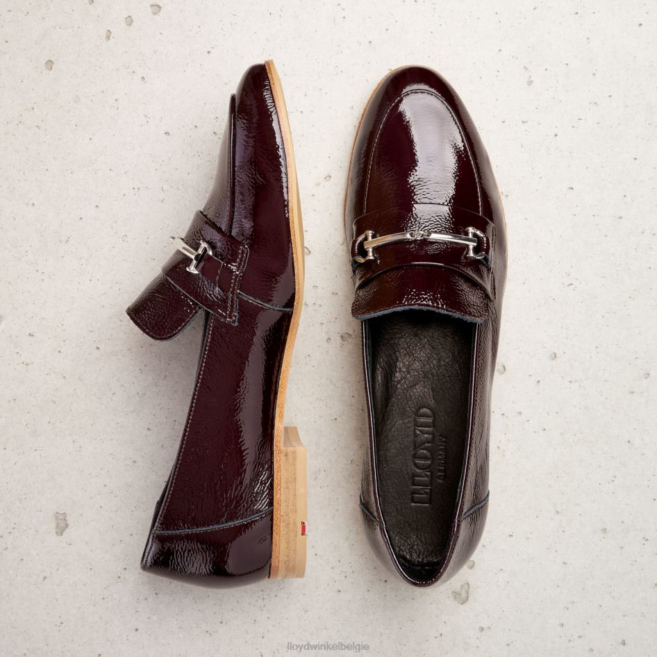 leren slipper vrouwen LLOYD bruin schoenen ZJ6BL1130