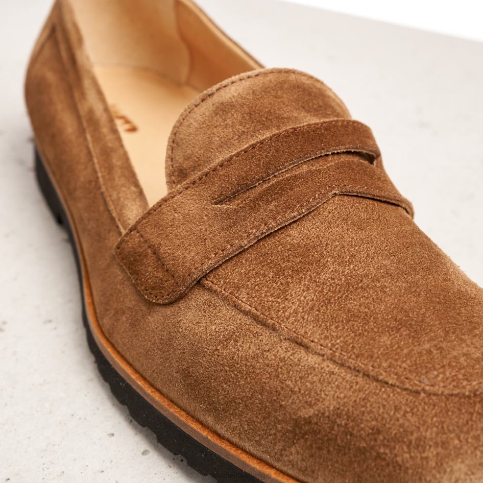 leren slipper vrouwen LLOYD bruin schoenen ZJ6BL1148