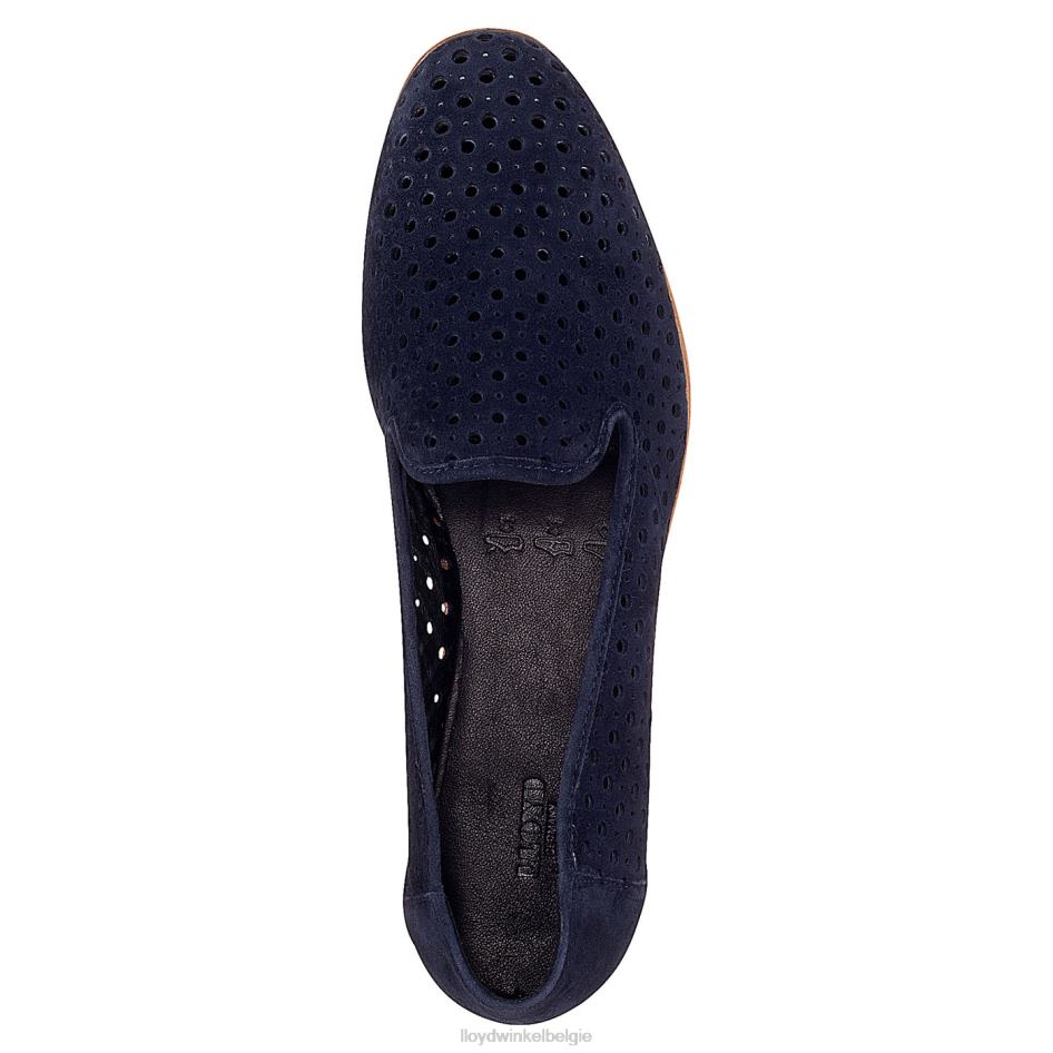 suède pantoffel vrouwen LLOYD blauw schoenen ZJ6BL1150