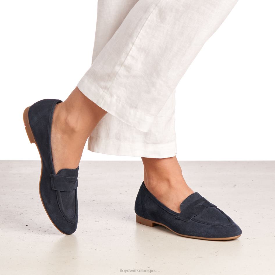 suède pantoffel vrouwen LLOYD blauw schoenen ZJ6BL1152