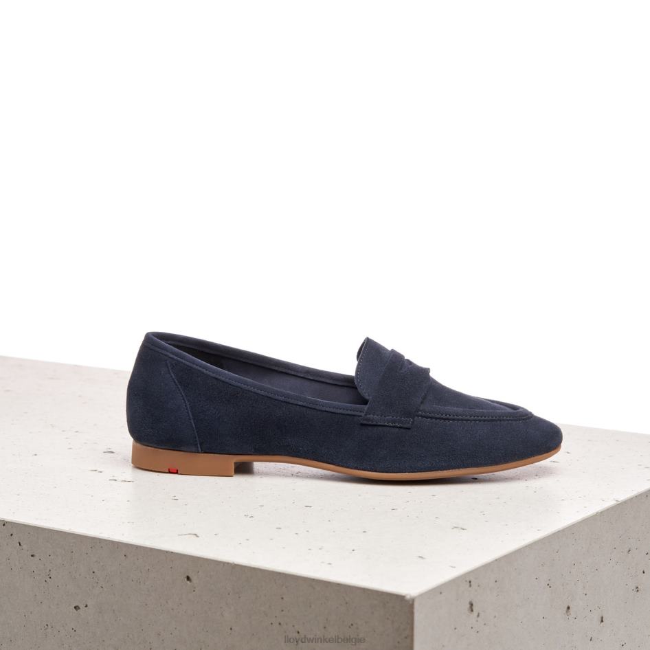 suède pantoffel vrouwen LLOYD blauw schoenen ZJ6BL1152