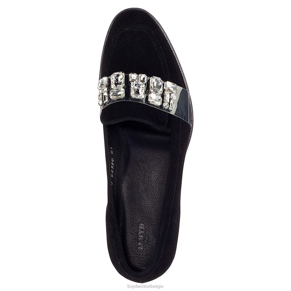 suède pantoffel vrouwen LLOYD zwart schoenen ZJ6BL1138