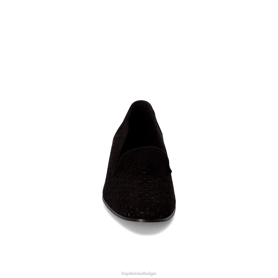 suède pantoffel vrouwen LLOYD zwart schoenen ZJ6BL1145
