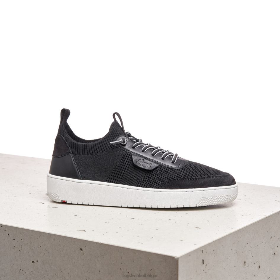 Gladde lederen spotty sneakers vrouwen LLOYD zwart schoenen ZJ6BL822