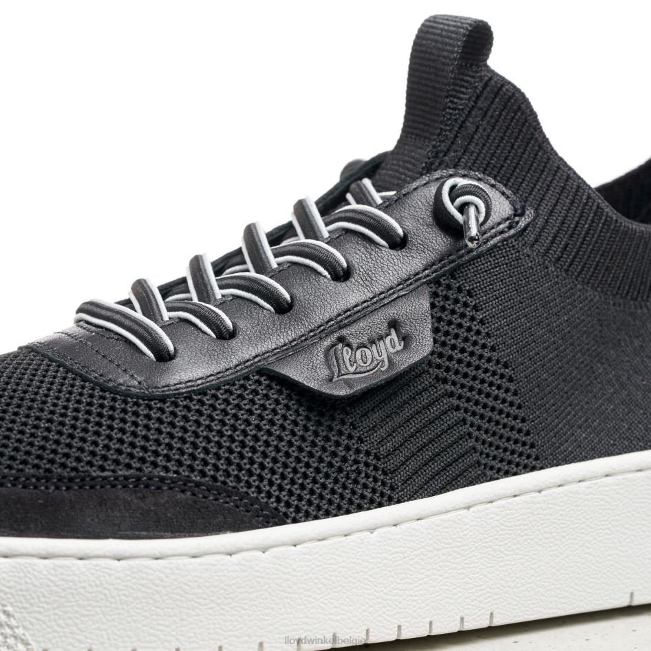 Gladde lederen spotty sneakers vrouwen LLOYD zwart schoenen ZJ6BL822