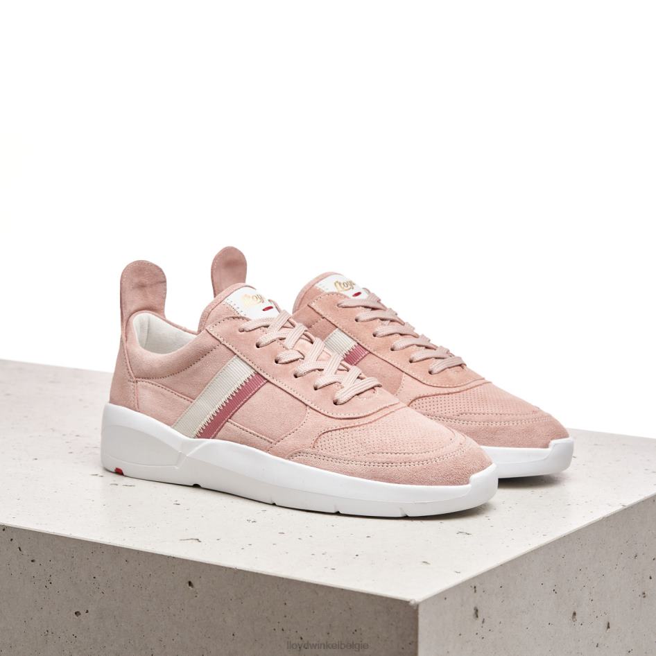 gladde leren sneakers vrouwen LLOYD roze schoenen ZJ6BL789