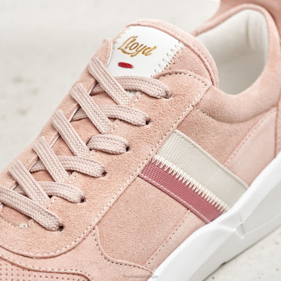 gladde leren sneakers vrouwen LLOYD roze schoenen ZJ6BL789