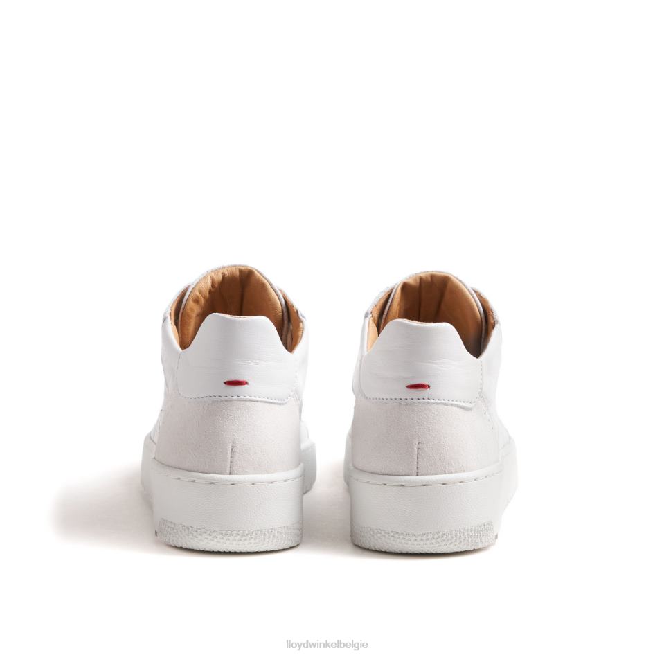 gladde leren sneakers vrouwen LLOYD wit schoenen ZJ6BL756
