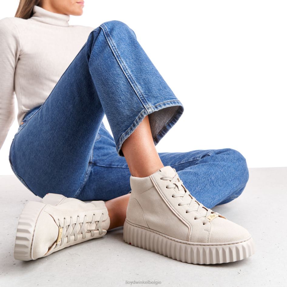 hoge sneakers vrouwen LLOYD beige schoenen ZJ6BL770