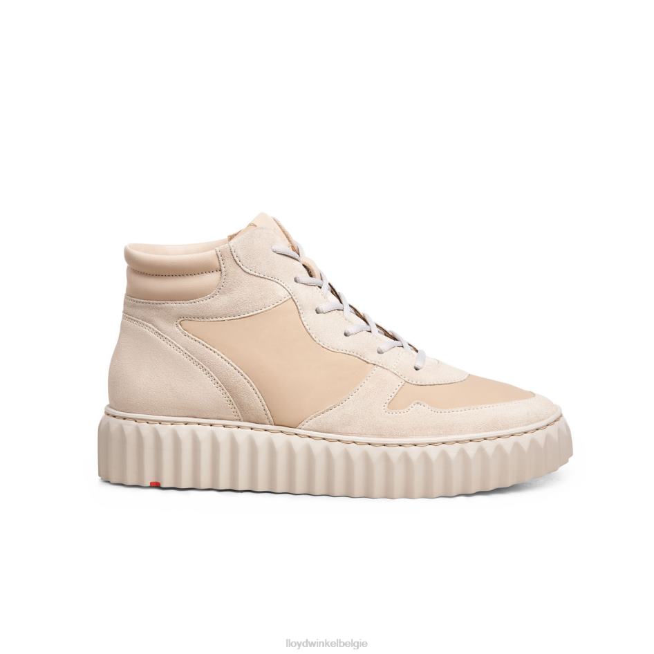 hoge sneakers vrouwen LLOYD beige schoenen ZJ6BL785