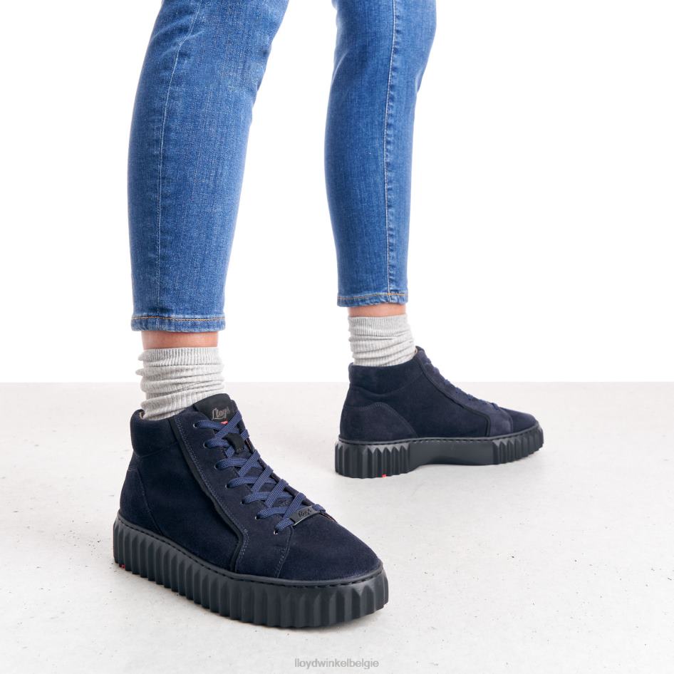 hoge sneakers vrouwen LLOYD blauw schoenen ZJ6BL811