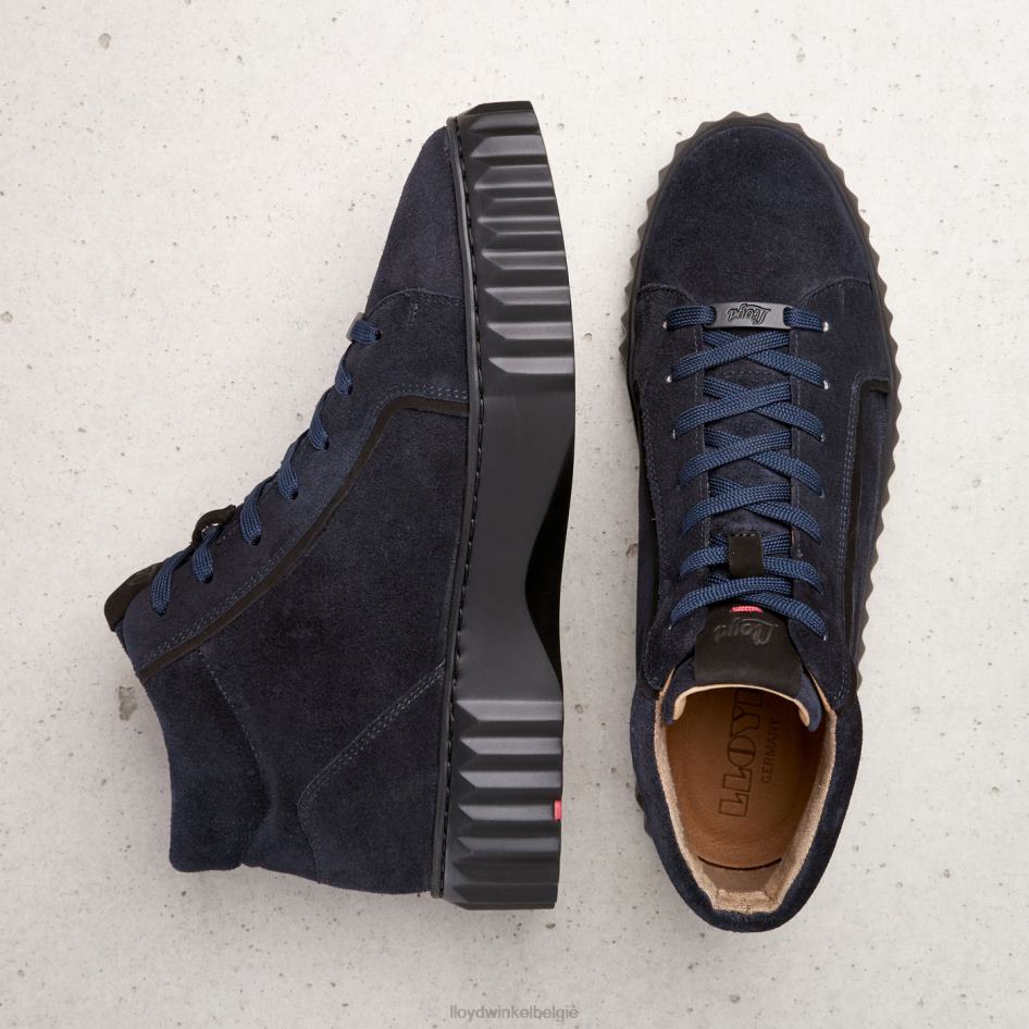 hoge sneakers vrouwen LLOYD blauw schoenen ZJ6BL811