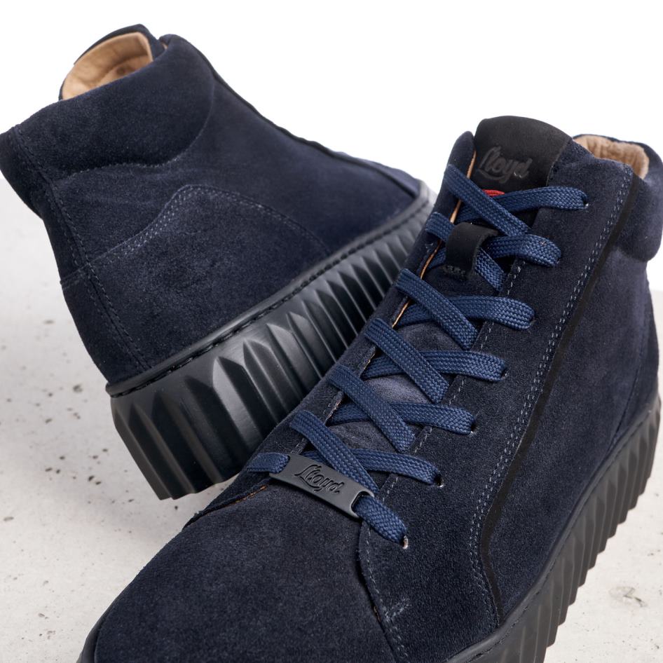 hoge sneakers vrouwen LLOYD blauw schoenen ZJ6BL811