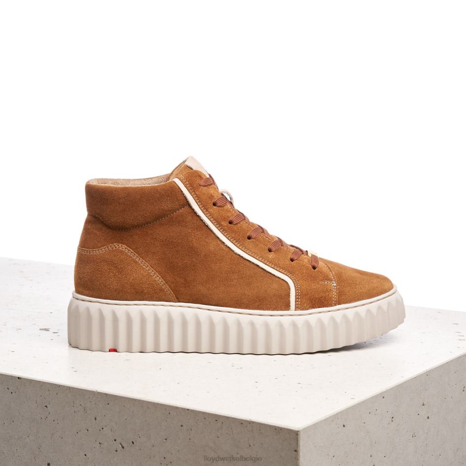 hoge sneakers vrouwen LLOYD bruin schoenen ZJ6BL771