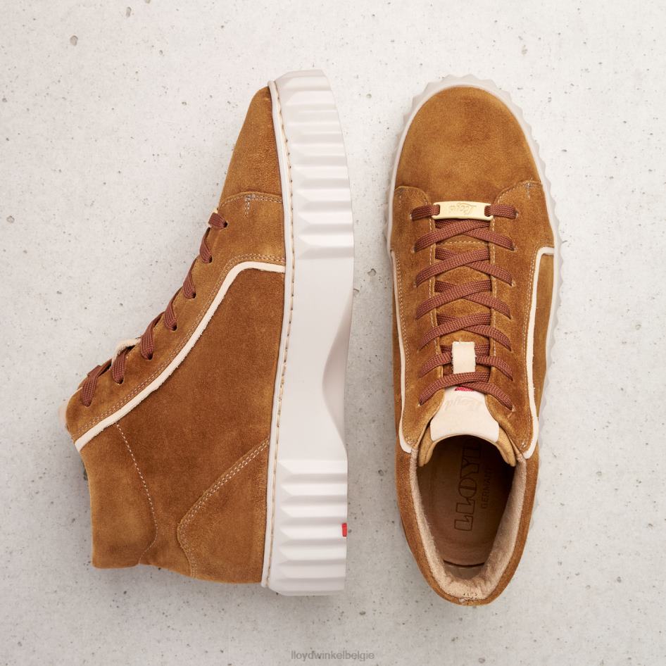 hoge sneakers vrouwen LLOYD bruin schoenen ZJ6BL771