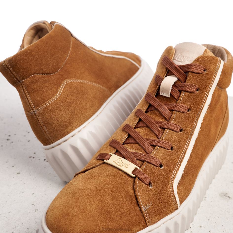 hoge sneakers vrouwen LLOYD bruin schoenen ZJ6BL771
