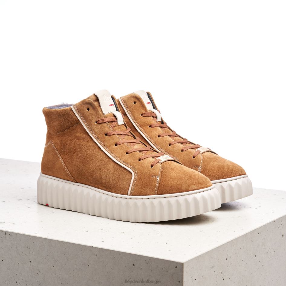 hoge sneakers vrouwen LLOYD bruin schoenen ZJ6BL777
