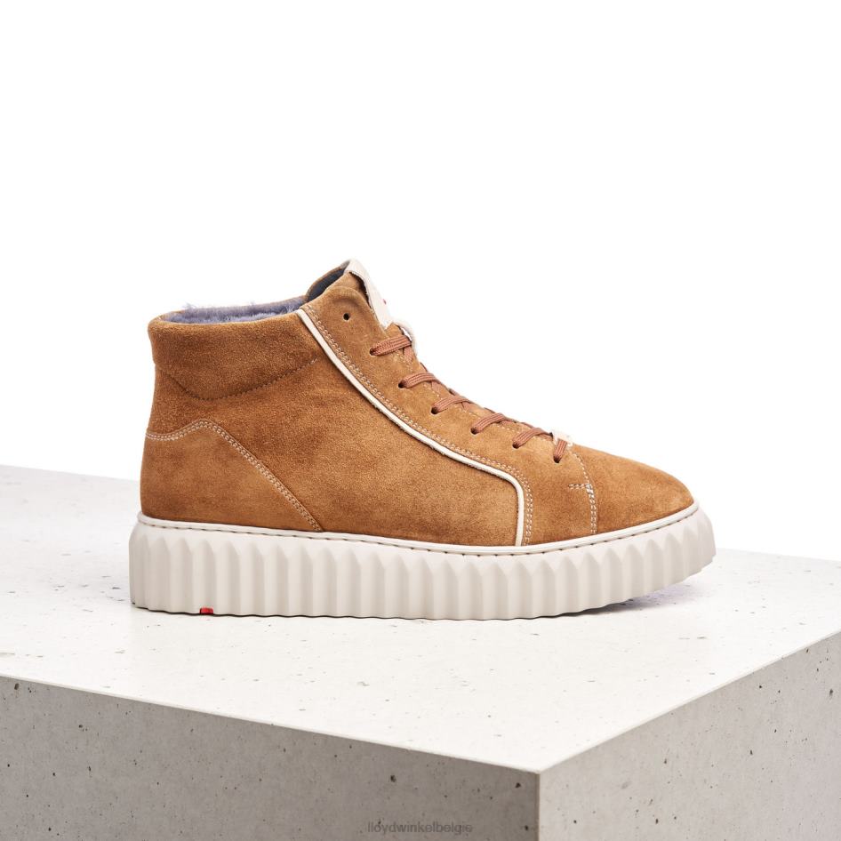 hoge sneakers vrouwen LLOYD bruin schoenen ZJ6BL777