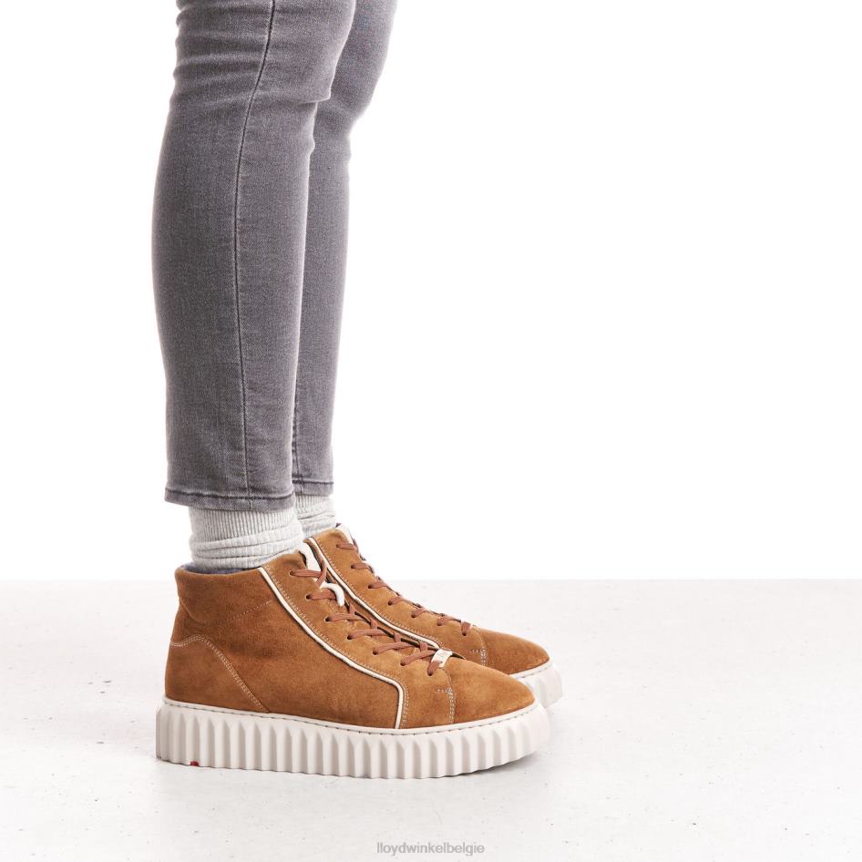 hoge sneakers vrouwen LLOYD bruin schoenen ZJ6BL777