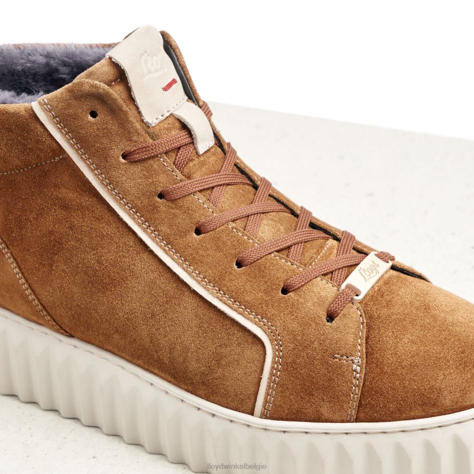 hoge sneakers vrouwen LLOYD bruin schoenen ZJ6BL777