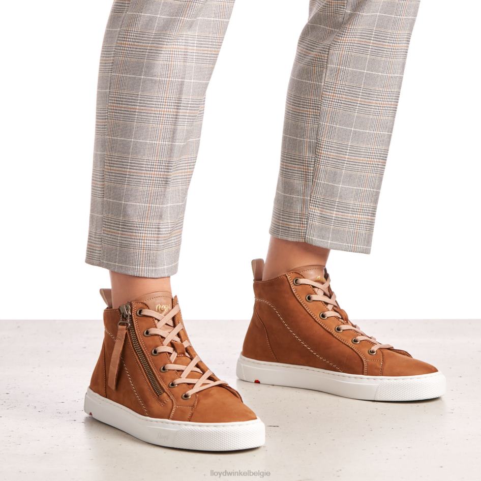 hoge sneakers vrouwen LLOYD bruin schoenen ZJ6BL859