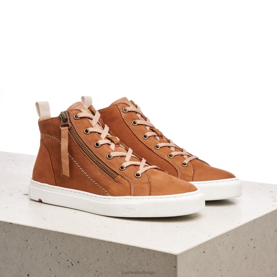 hoge sneakers vrouwen LLOYD bruin schoenen ZJ6BL859