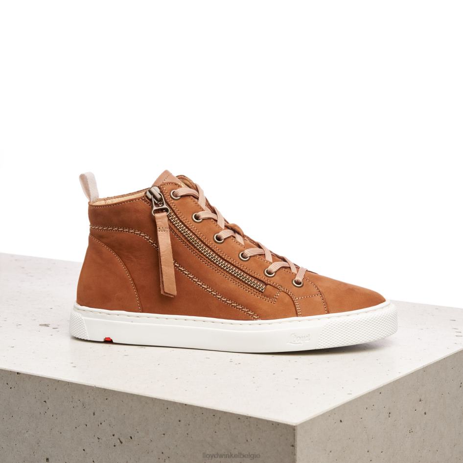 hoge sneakers vrouwen LLOYD bruin schoenen ZJ6BL859
