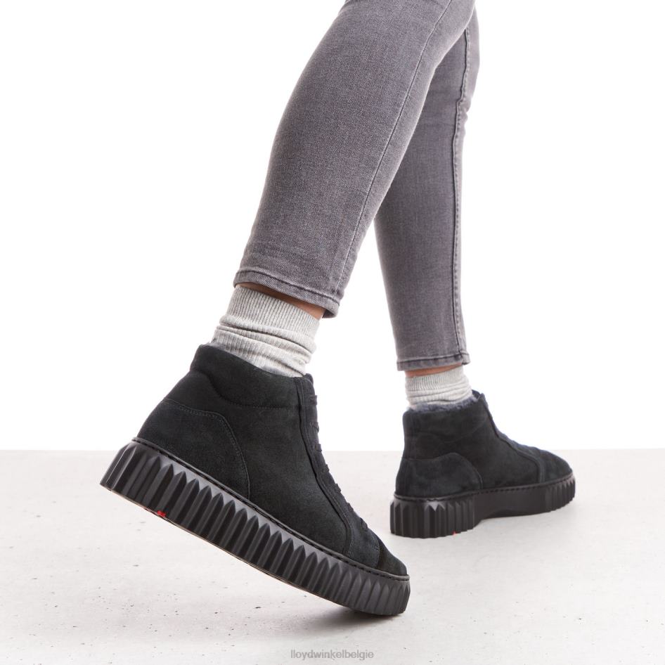 hoge sneakers vrouwen LLOYD zwart schoenen ZJ6BL776