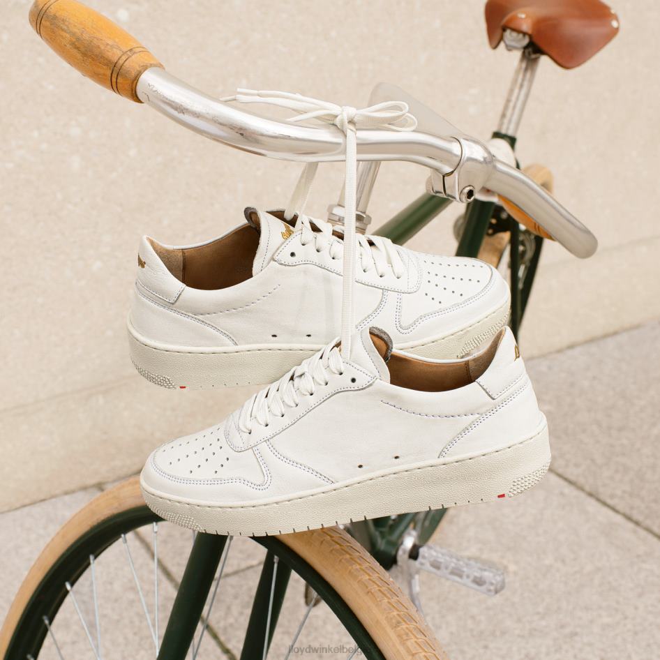 lage leren sneakers vrouwen LLOYD wit schoenen ZJ6BL765