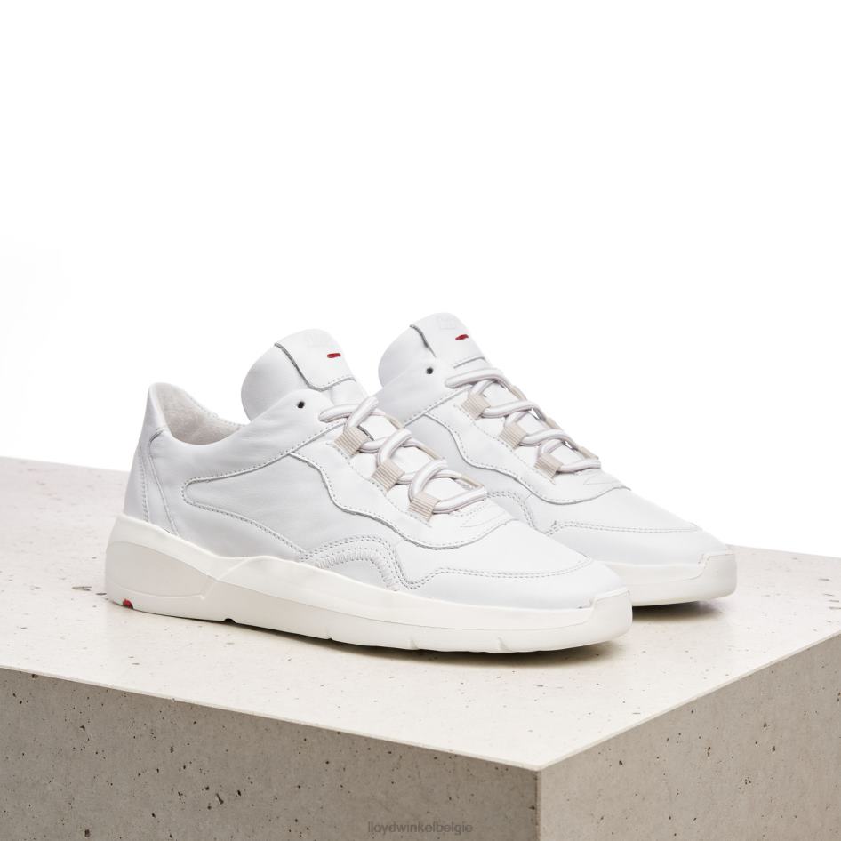 lage leren sneakers vrouwen LLOYD wit schoenen ZJ6BL829