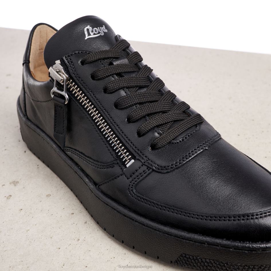 lage leren sneakers vrouwen LLOYD zwart schoenen ZJ6BL823