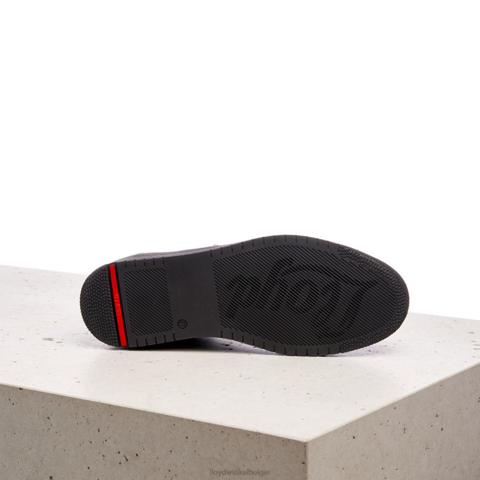 lage leren sneakers vrouwen LLOYD zwart schoenen ZJ6BL823