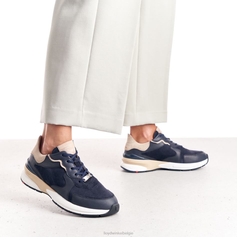lage sneakers vrouwen LLOYD blauw schoenen ZJ6BL835