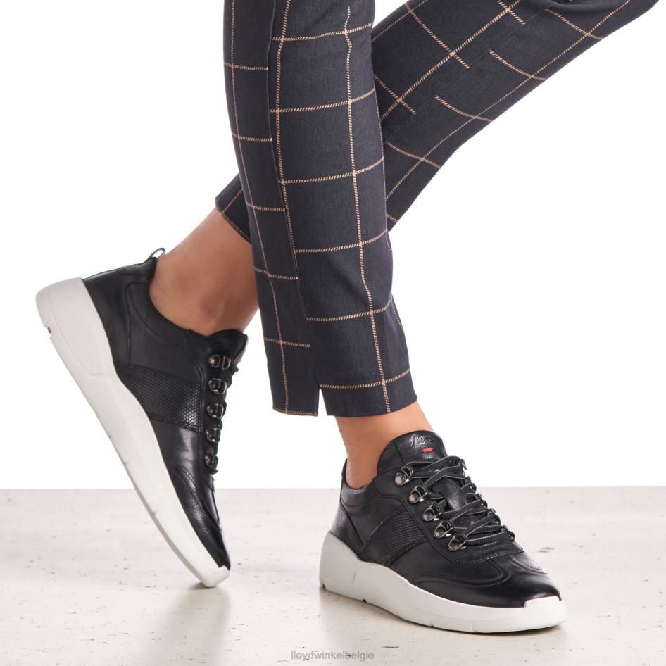 lage sneakers vrouwen LLOYD zwart schoenen ZJ6BL813