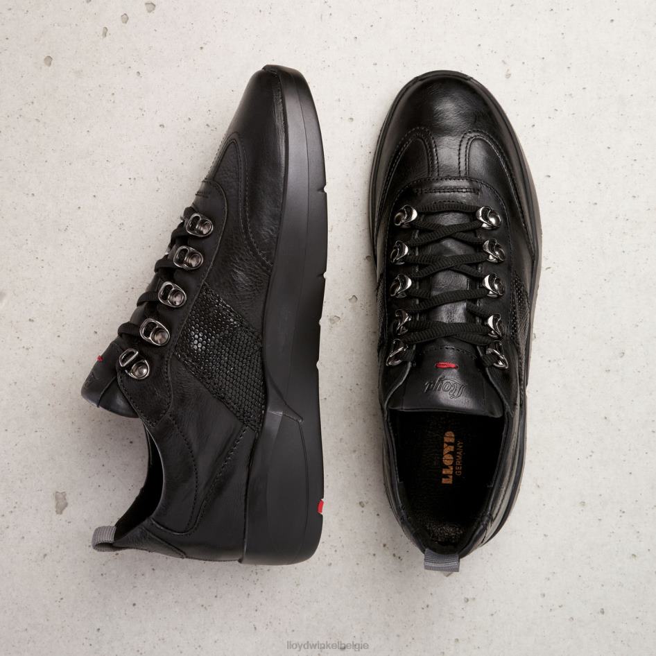 lage sneakers vrouwen LLOYD zwart schoenen ZJ6BL849