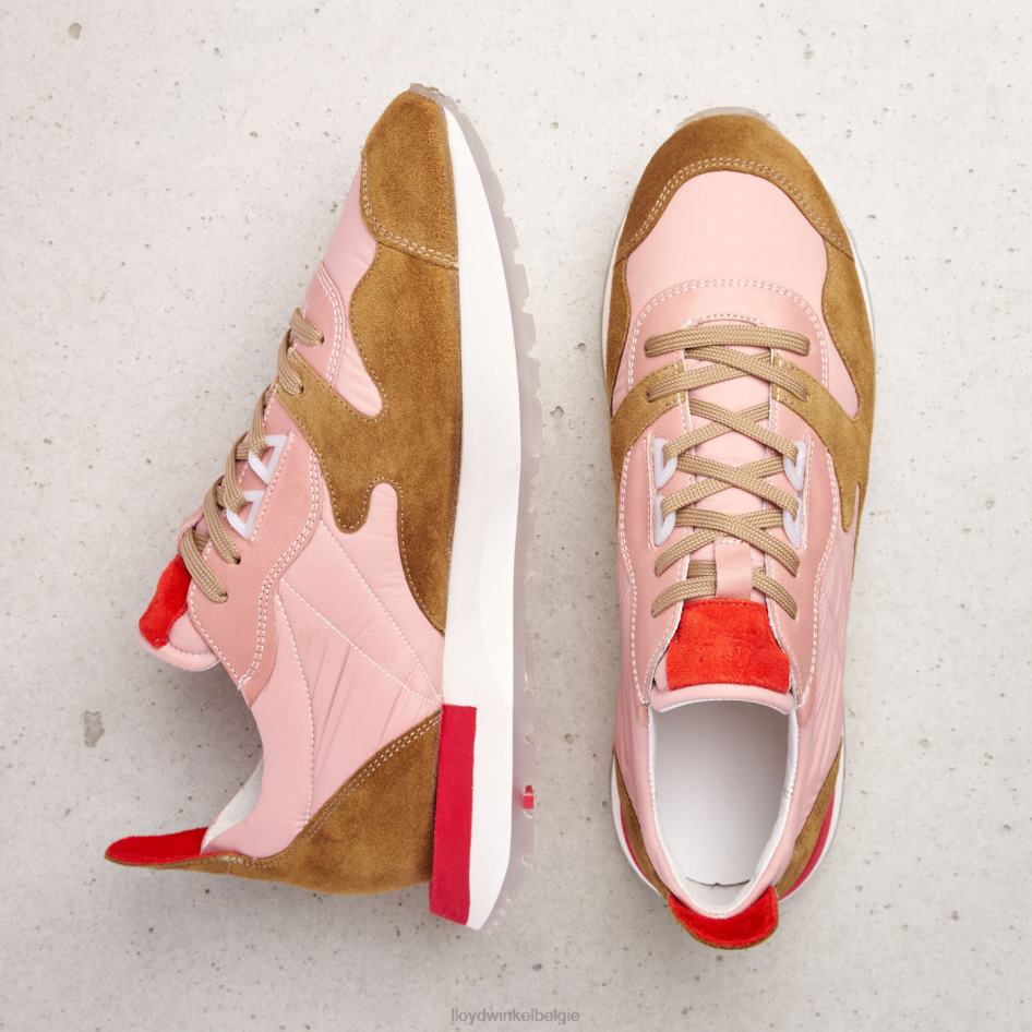 leren lage sneakers vrouwen LLOYD gecombineerd schoenen ZJ6BL805