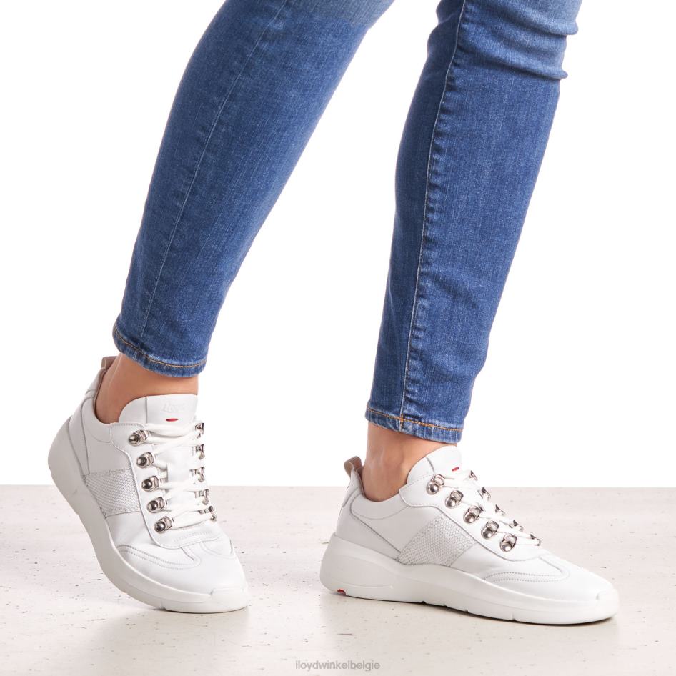 leren sneakers vrouwen LLOYD wit schoenen ZJ6BL790