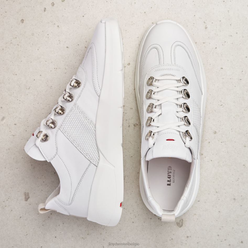 leren sneakers vrouwen LLOYD wit schoenen ZJ6BL790