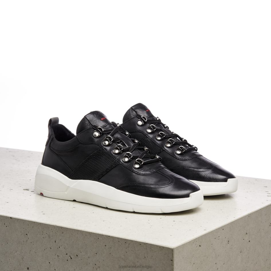 leren sneakers vrouwen LLOYD zwart schoenen ZJ6BL834
