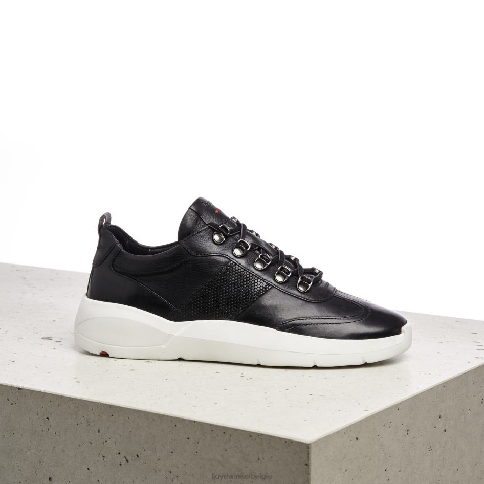 leren sneakers vrouwen LLOYD zwart schoenen ZJ6BL834