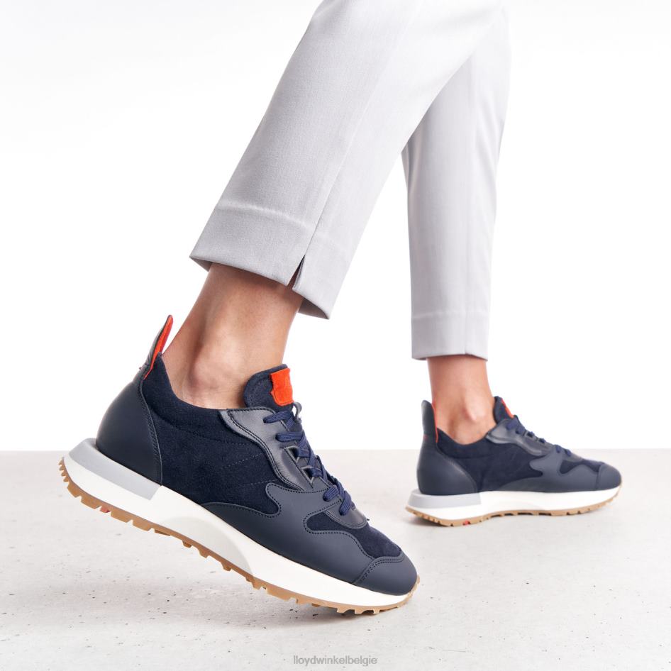 schapenleren sneakers vrouwen LLOYD blauw schoenen ZJ6BL791