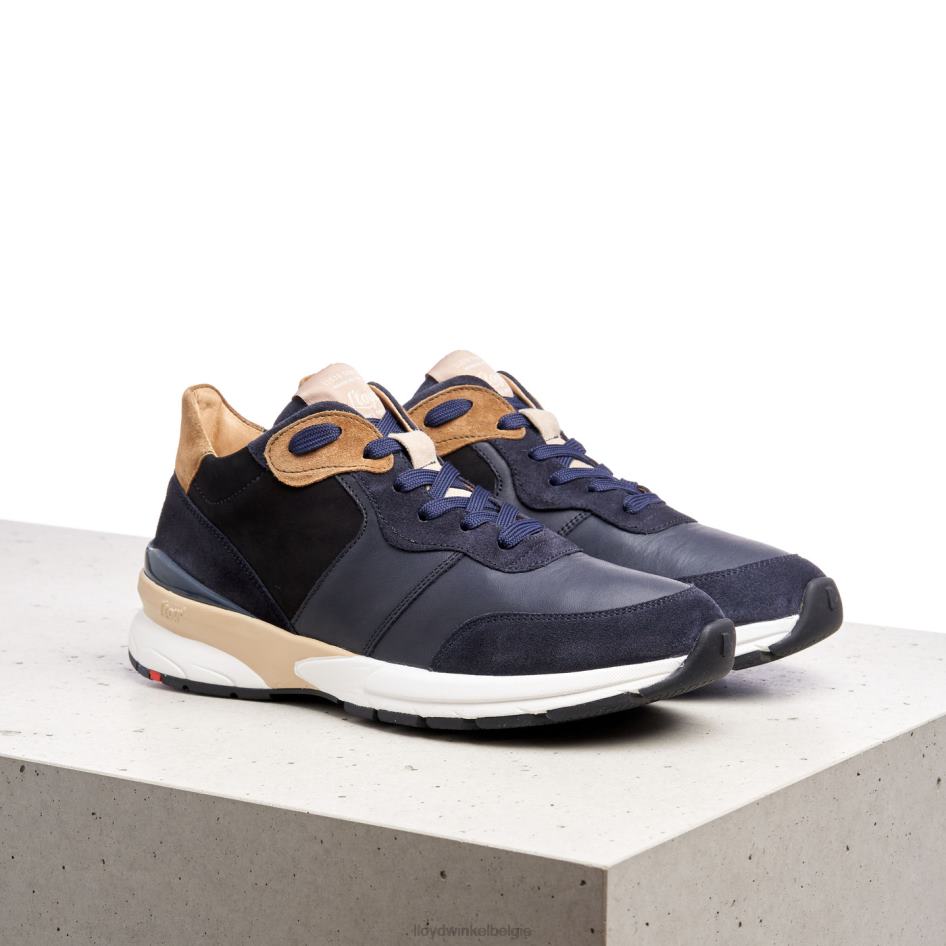 schapenleren sneakers vrouwen LLOYD blauw schoenen ZJ6BL814