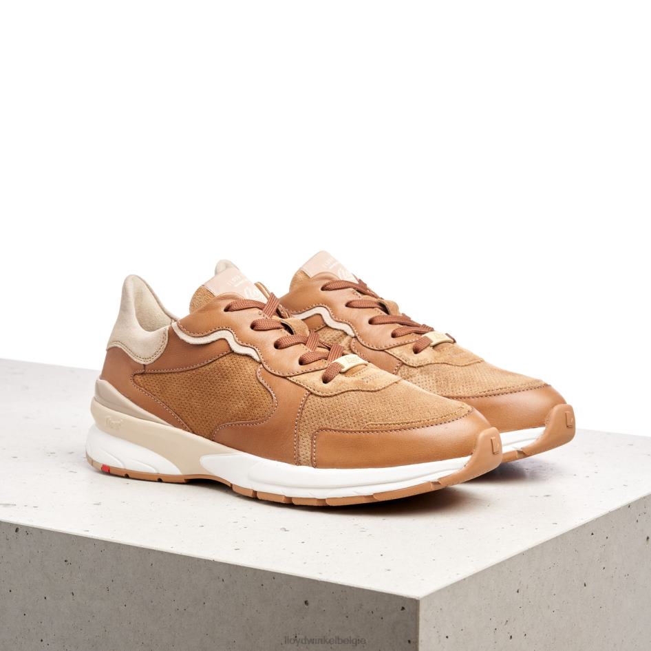 schapenleren sneakers vrouwen LLOYD bruin schoenen ZJ6BL804